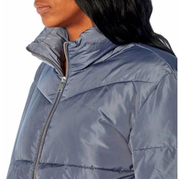 Three Dots Women’s Puffer Jacket--Blue - Picture 2 of 7